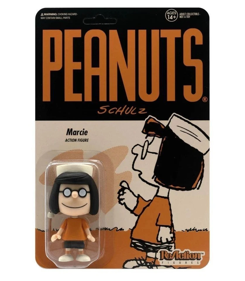 Figura de acción Peanuts Camp Marcie Highly Collectable Premium ReAction 3,75" Foto 1 de 1