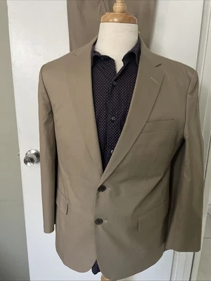Brooks Brothers 346 Madison Fit Beige Two-Piece Suit Men's 40S /W34 - Image 1 of 4