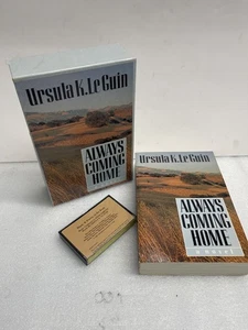 Ursula K Le Guin Always Coming Home First Edition PB w/ Cassette Tape & Slipcase - Picture 1 of 8