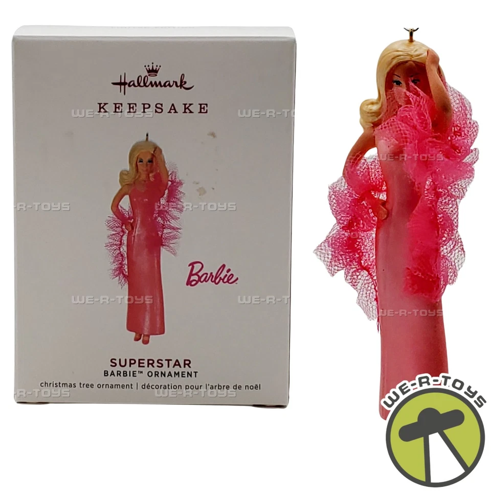 2019 Superstar Hallmark Keepsake Barbie Ornament Limited Edition