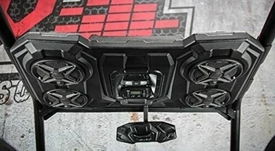 SSV Works 2014-2023+ RZR 4-Seater Overhead 4-Speaker Bluetooth Soundbar 63-4713 - Image 1 of 4