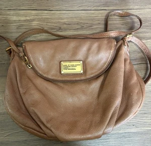 Bolso Bandolera Marc By Marc Jacobs Marrón Cuero Guijarro Clásico Natasha - Imagen 1 de 15