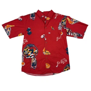 Mickey Mouse Vintage Iceberg History Shirt Button - Picture 1 of 4