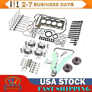 N12 N16 1.6L Engine Rebuild Pistons Gasket Valves Timing Kit For Mini Cooper R55 - Picture 1 of 7