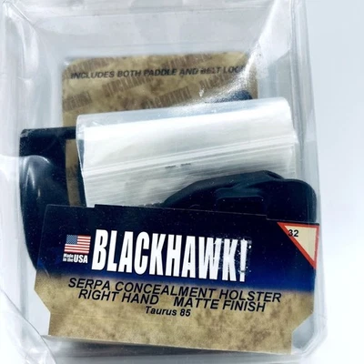 Blackhawk! Funda Ocultación SERPA Acabado Mate Talla 32 Mano Derecha Taurus 85 Foto 1 de 4