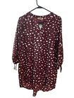 Full Moon Maternity Tie Sleeve Blouse Size M NEW