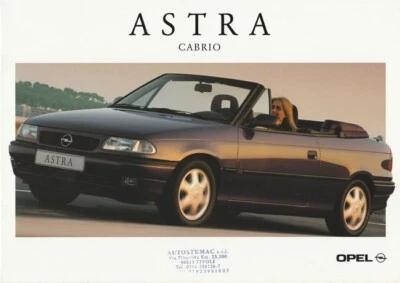 BROCHURE OPEL Astra Cabrio - 08/1994 - Italian - Immagine 1 di 2