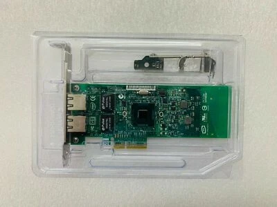 INTEL E1G42ET 10/100/1000Mbps PCI-E 2 Port Server Adapter W/ BLUE STICKER - Image 1 of 4