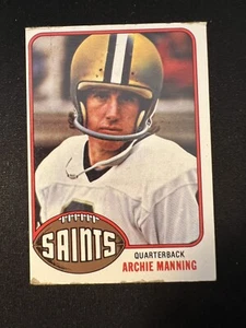 1976 Topps Archie Manning #485 Edge Wear READ. - Picture 1 of 2