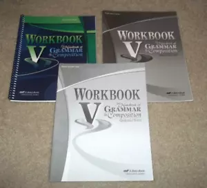 A Beka Grammar & Composition V 4th Ed. Teacher Key + Student Quiz/Tests + Key - Picture 1 of 2