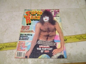 KISS⚡️SUPER ROCK SPECIAL MAGAZINE October 1978-AUCOIN VTG Rolling Stones - Picture 1 of 7