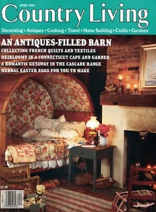 Country Living April 1995. Single Issue Magazine. An Antiques filled barn - Picture 1 of 1