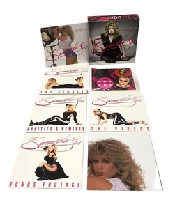 Samantha Fox PLAY IT AGAIN, SAM BOX 2CD, 2DVD, Poster and Pins Mint - Picture 1 of 6