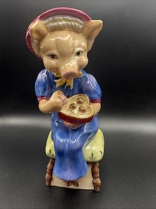Royale Stratford Mrs Schwein Figur mit Pralinen, limitierte Auflage # 153 von 2500 - Bild 1 von 5