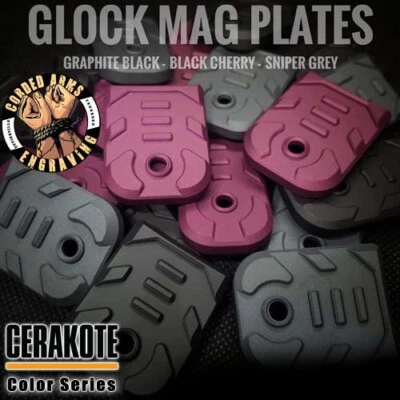 Tier One Magazine Base Plate for Glock 17 19 23 43x 48 Cerakote Series - Image 1 of 4