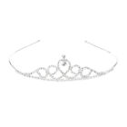 Bridal Tiara Crystal Hairband Rhinestone Barrettes Loop Accessories