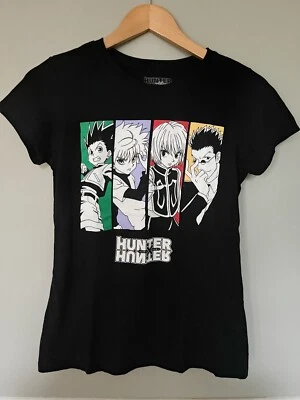 Hunter X Hunter Anime Graphic T Shirt Woman’s Small Front and Back Graphic - Image 1 of 2