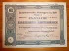 D: Industriewerke AG, Plauen, 1000 RM, 1933, # 0079, TEXTIL*