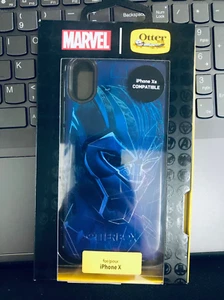 OtterBox Symmetry Series Marvel Avengers Case for iPhone X- Xs Black Panther  - Picture 1 of 1