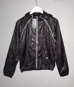 G Star Raw Midder Hdd Bomber Jacket Medium M Black Men's Coat Full Zip Hooded - Picture 1 of 9