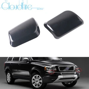 x2 Abdeckung Kappe Blende Scheinwerferreinigung Recht & Links Für Volvo XC90 Neu - Picture 1 of 2