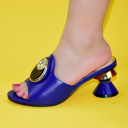 ADIDAS Sandali neri tacchi medi scarpe donna casual pantofole casalinghe 5 5 cm festa di matrimonio