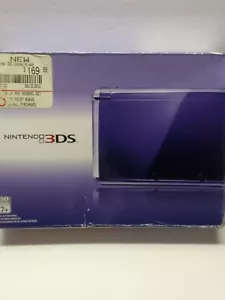 Nintendo 3DS Midnight lila Handheld-Konsole KOMPLETTER CIB-LOOK! LESEN SIE! - Bild 1 von 24