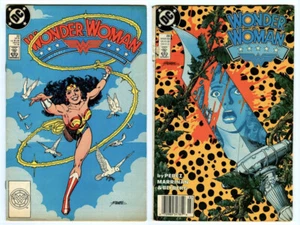 ¡Mujer Maravilla #22 y #28! ¡Cómics de DC de colección de George Perez de la Edad de Cobre! Vs Cheetah! - Imagen 1 de 11