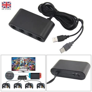 4-Port Controller Adapter für Nintendo GameCube für Switch & Wii U & PC - Bild 1 von 10