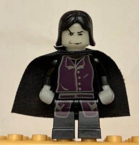LEGO Harry Potter Professor Severus Snape Minifigure With Glow In The Dark Head - Picture 1 of 3