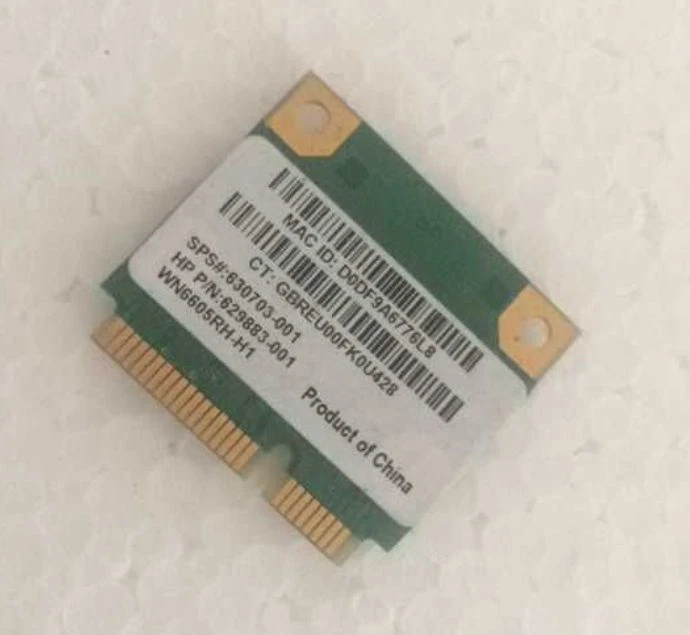 RALINK RT5390 HP COMPAQ RT5390 Half Mini Pci-e WiFi Card SPS: 630703-001 - Image 1 of 1