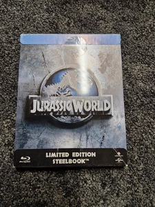Jurassic World 2015 Blu-ray SteelBook Chris Pratt 2016 Region B Italian Edition - Picture 1 of 11