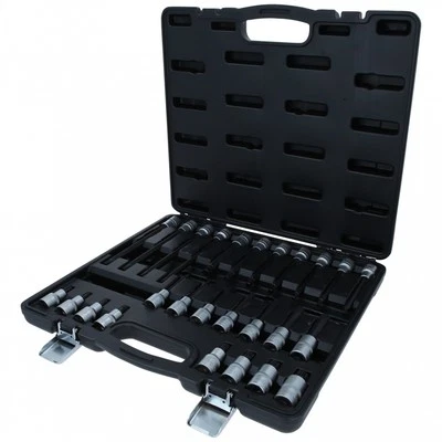KS Tools 1/2" Bit-Stecknuss-Satz Vielzahn 26-tlg schwarz