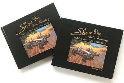 1st ED Signed SHOW BIZ Auto Racing IMCA Big Cars 1915-1977 Slip Case BUZZ ROSE - Imagem 1 de 4