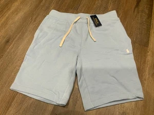 POLO Ralph Lauren Shorts hellblau weiß klassisch Pony Baumwollfleece Herren Gr. M - Bild 1 von 8