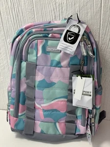 Eastsport Unisex Expandable Team Recycled Backpack, Abstract Joy NWT New - Picture 1 of 7