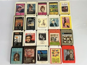 20 x 8 Track Rebuilt Tapes Rod Stewart Simon & Garfunkel Helen Reddy Osibisa - Picture 1 of 7