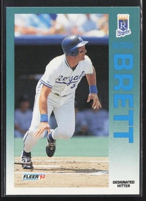1992 Fleer George Brett #154 Kansas City Royals - Image 1 of 2