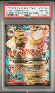 Pokemon M Camerupt EX XY198a XY Premium Collection Promo PSA 10 Gemme Low Pop 43 - Foto 1 di 3