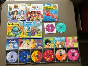 Huge Lot Vintage Disney/Pixar Read-Along Storybooks And CDs - Picture 1 of 19