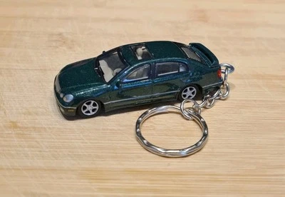 1/72 DIECAST MODEL CAR LEXUS GS300 KEYCHAIN KEYRING  - Image 1 of 4