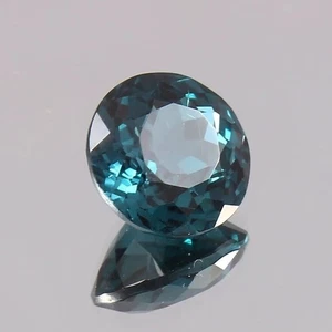 9.58 Ct Flawless Blue Brazilian Tourmaline Round Unheated Loose Gemstone - Picture 1 of 4