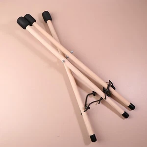 10-15" Adjustable Solid Wood Triangle Drum Stand For Steel Tongue & Hand Drums - Picture 1 of 8