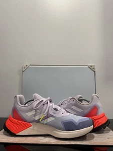 adidas Terrex Soulstride Trail W 11/M 10 “Violet Tone Crystal White Solar Red” - Picture 1 of 23