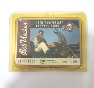 Milwaukee Brewers Bob Uecker 30th Anniversary Collectible Keychain Aug. 12, 2000 - Picture 1 of 5
