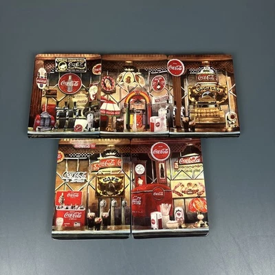 Coca Cola Remember When Collector Plates Bradford Exchange Set Of 5 - Image 1 of 4