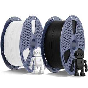 SUNLU 5KG Spool ABS PLA PLA+ PETG 3D Printer Filament 1.75MM PLA Black White 5KG - Picture 1 of 25