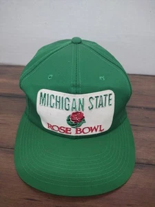 Vintage Sports Specialties Michigan State Rose Bowl Twill Hat MacGregor Snapback - Picture 1 of 7