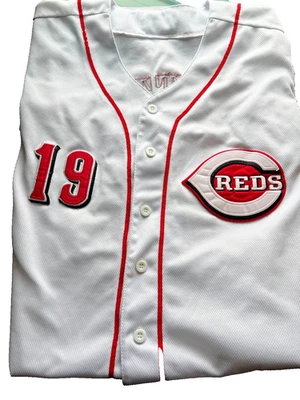 JOEY VOTTO #19 Cincinnati Reds Vintage Y2K Majestic Home Jersey SIZE 48 (XL) - Image 1 of 4