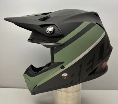 Casco todoterreno Open Box Bell Moto-9 MIPS Prophecy negro mate/verde oscuro mediano Foto 1 de 4
